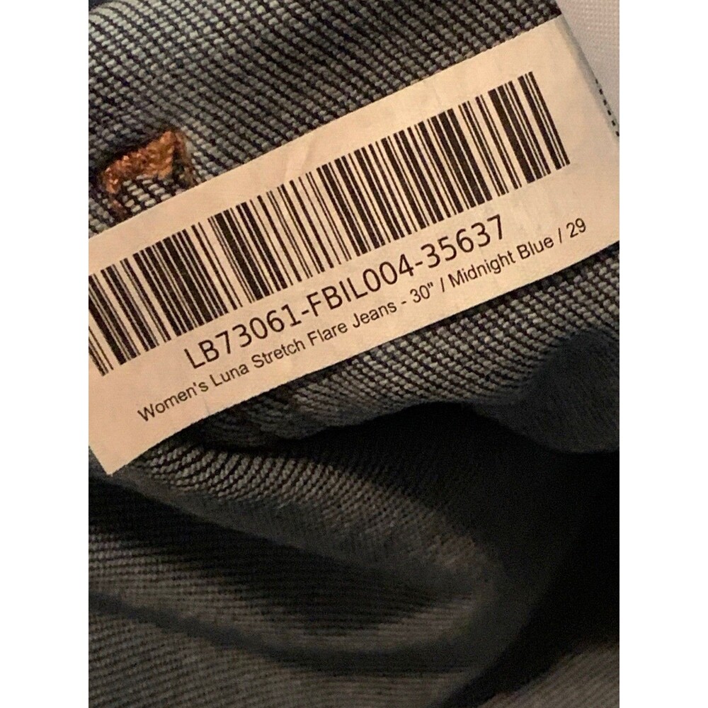 Quince Luna Stretch Flare Jeans Womens size 29 Midnight Blue W/30" Inseam - Picture 4 of 8